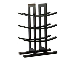 Oceanstar 12-Bottle Dark Espresso Bamboo Wine Rack WR1132