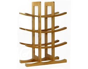 Oceanstar 12-Bottle Natural Bamboo Wine Rack WR1149