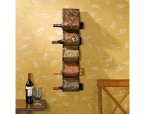 SEI Florenz Wall Mount Wine Rack
