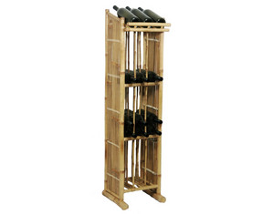Bamboo 54 KD Tower Wine Rack