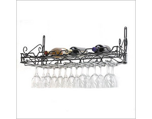 Concept Housewares Metro 8-Bottle Wall Mounted Wine Rack