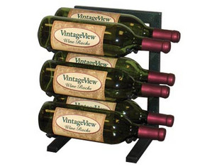 Vintage View 6-Bottle Mini Table Top Wine Rack