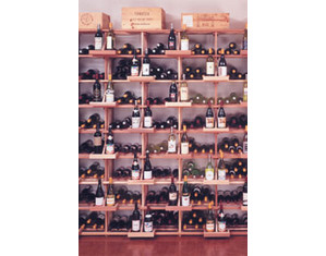 Wine Cellar Innovations 2 Column Bin Display Wine Rack - Fast FREE FedEx Shipping!