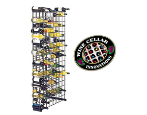 Wine Cellar Innovations Black Metal Lattice Rack for 152 Bottles Wine Rack - Free Shipping!