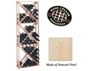 Wine Cellar Innovations Country Pine Open Diamond Cube Wine Rack
