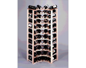 Wine Cellar Innovations Curved Corner Wine Rack - Fast FREE FedEx Shipping!