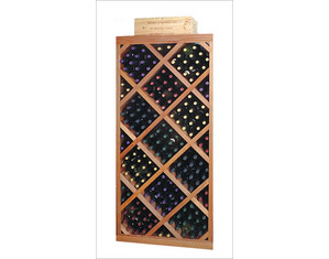 Wine Cellar Innovations Diamond Bin with Face Trim Wine Rack - Fast FREE FedEx Shipping!