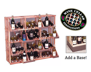 Wine Cellar Innovations Half Height Bin Display Wine Rack