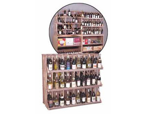 Wine Cellar Innovations Half Height Vertical Bin Wine Rack - Fast FREE FedEx Shipping!