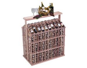 Wine Cellar Innovations Island with Display Counter Wine Rack - Fast FREE FedEx Shipping!