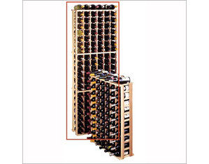 Wine Cellar Innovations Super Premium Redwood 126 Individual  Bottle Rack - Fast FREE FedEx Shipping!