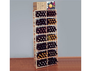 Wine Cellar Innovations Super Premium Redwood Rectangular Bin Rack for 192 Bottles - Fast FREE FedEx Shipping!