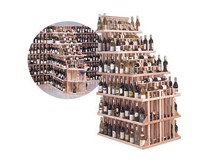 Wine Cellar Innovations Waterfall Vertical Bin Wine Rack - Fast FREE FedEx Shipping!