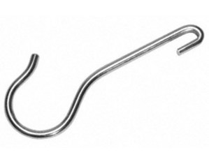 Concept Housewares 5 inch Grid Hooks - 6 Pack Chrome Plated Steel - Fast FREE FedEx Shipping!