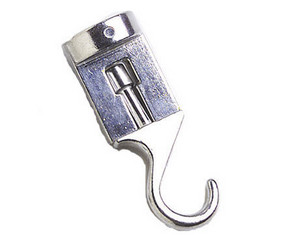 Concept Housewares Natural Wood Series - Aluminum Swivel Hooks - Fast FREE FedEx Shipping!