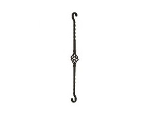 Rainsford & Gale 30 inch Hanger Rod Twisted with Basket - Set of 4 - FREE Inside Delivery!