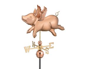 Good Directions Full Size Flying Pig Weathervane