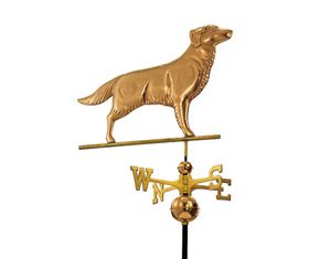 Good Directions Full Size Golden Retriever Weathervane