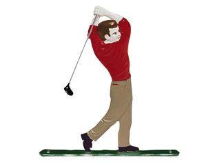 Whitehall 30 inch Golfer Weathervane