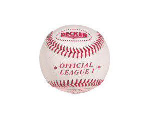 Decker Official League Youth Game and Practice Baseball - Fast FREE FedEx Shipping!