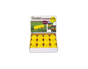 Trend Sports Accurate Heater Dimpled Baseballs - Yellow