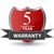 5 Year Warranty