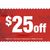 $25 Rebate Coupon