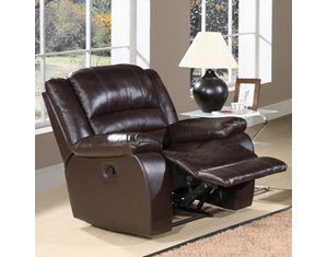 Abbyson Living Ashlyn Reclining Leather Armchair