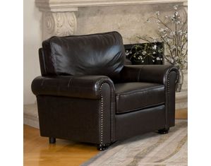 Abbyson Living London Top Grain Leather Armchair