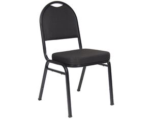 Boss Chair B1500 Black Stackable Chair-Set of 4 Chair