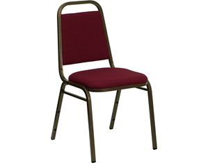 Flash Furniture Hercules Series Burgundy Fabric Banquet Stack Chair