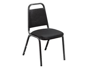National Public Seating Standard Vinyl Padded Stack Chair