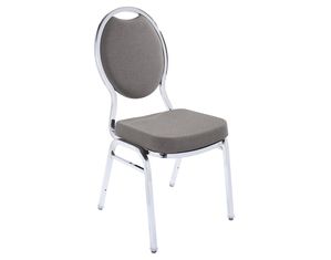 National Public Seating Tear Drop Stacker W/Patterened Fabric