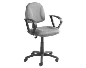 Boss Chair B317 Task Chair with Stationary Loop Arms - Fast FREE FedEx Shipping!