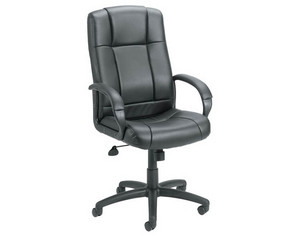 Boss Chair B7901 Black Caressoft High Back Executive Chair - Fast FREE FedEx Shipping!