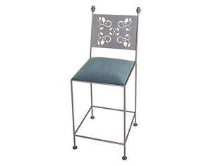 Grace 18 inch Leaves Chair with Arms