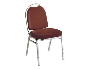 KFI Seating Chrome Stacker Chair - Fast FREE FedEx Shipping!