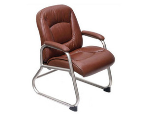 Mayline Group Ultimo Leather Easy-To-Assemble Guest Chair - Fast FREE FedEx Shipping!