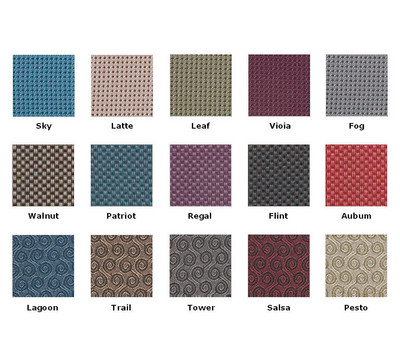 Available D Grade Cushion Colors
