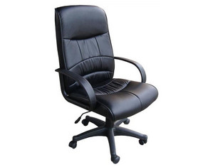 OFM 508-LX Leatherette Medium-Back Chair