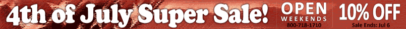 July 4th Sale! Save 5% Storewide.