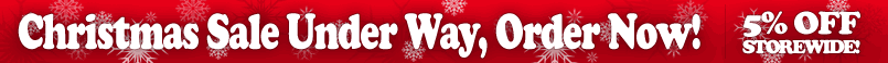 Christmas Sale Under Way, Order Now!